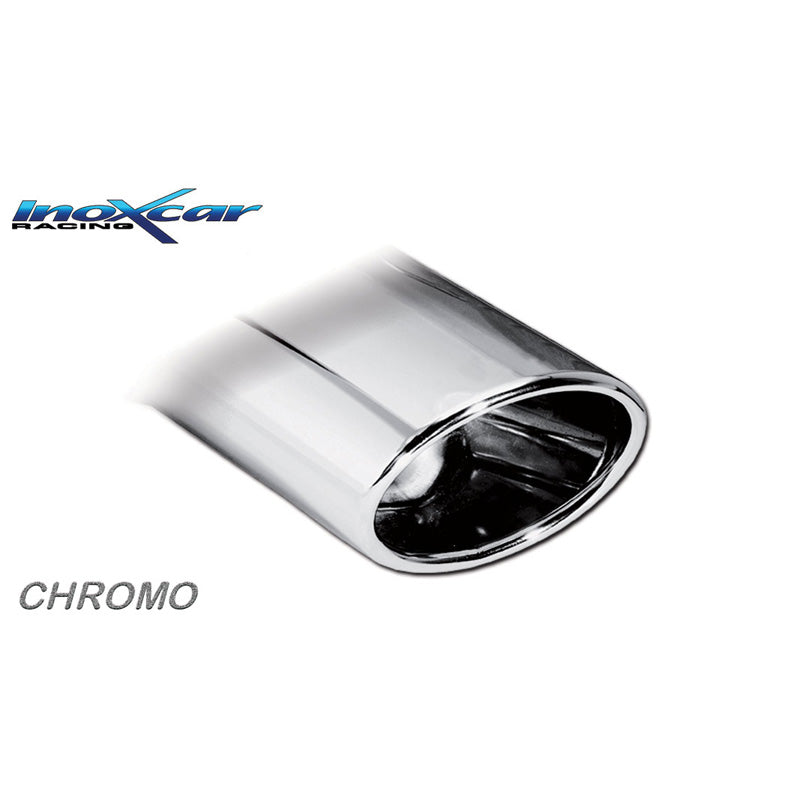 InoXcar, urheilupakoputki, sopii Seat Leon 1M 1.8 CUPRA/R 210/225hp Ø65 2002- 1x150x105mm