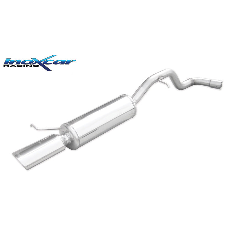InoXcar, urheilupakoputki, sopii Seat Leon 1M 1.9 TDI 130hp 2000- 1x120x80mm