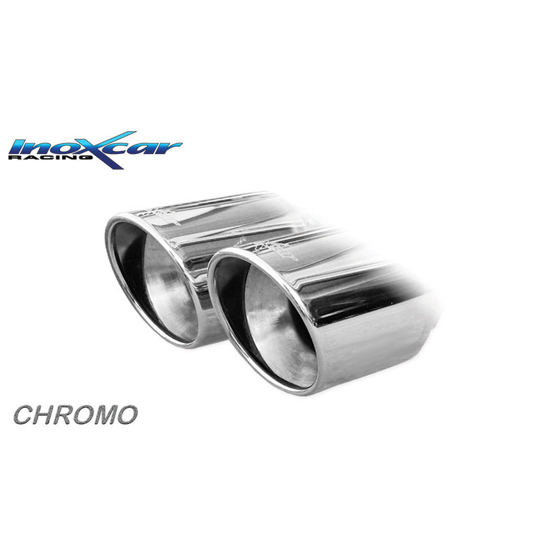 InoXcar, urheilupakoputki, sopii malliin Seat Leon 5F 1.4 TSI FR 122hp 2015- 2x80mm X-Race