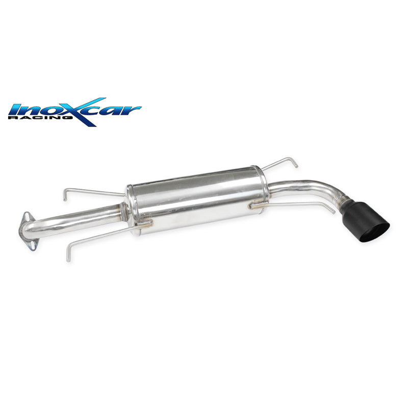 InoXcar, urheilupakoputki, sopii Subaru Impreza 4WD 2.0R 150hp 2007- 1x100mm Ceramic Black