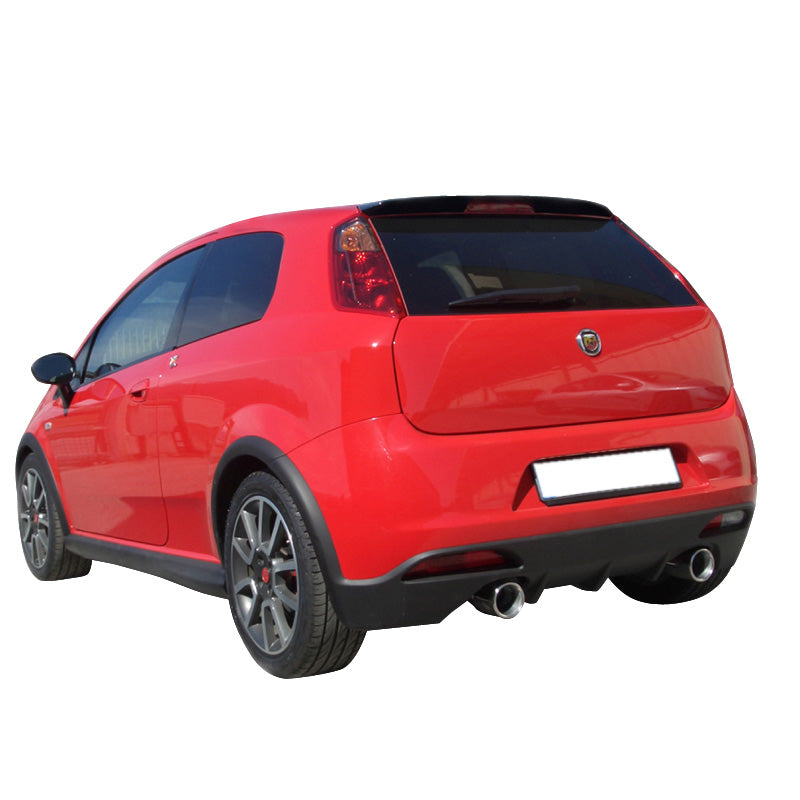 InoXcar, kaksoisurheilupakoputki, sopii Fiat Grande Punto 1.4 Turbo Abarth 2006- Vasen/Oikea 102mm