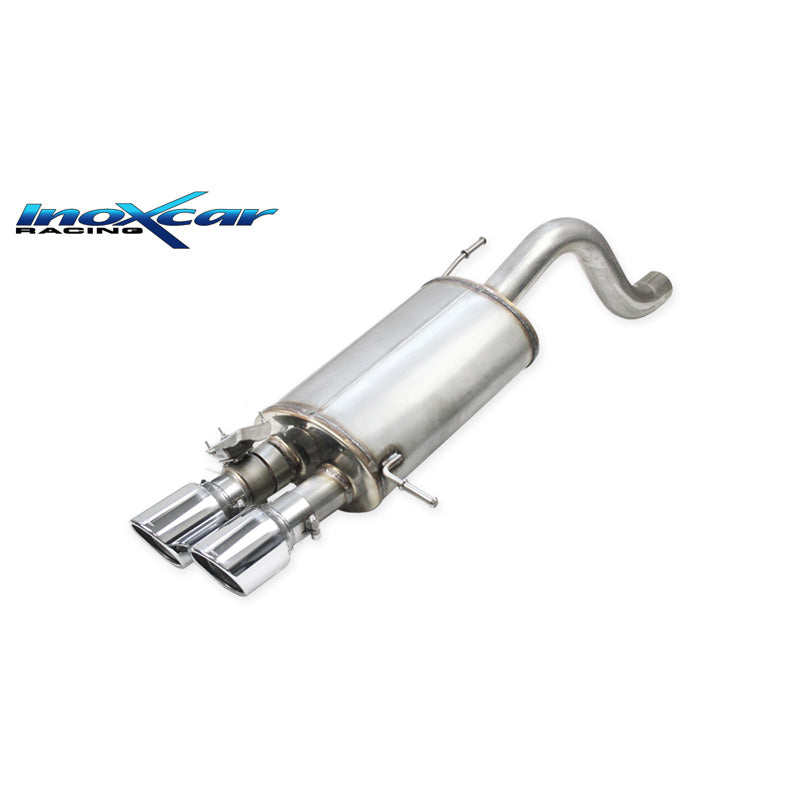 InoXcar, Sportavgassystem, passar Hyundai i20 N 1.6 Turbo (204HP) 2020- 2x90mm X-Race