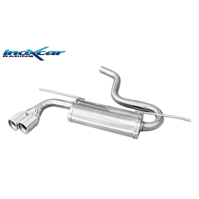 InoXcar, kaksoisurheilupakoputki, sopii Volkswagen Golf VII 2.0 GTD 184HP 2012- 2019 2x80mm