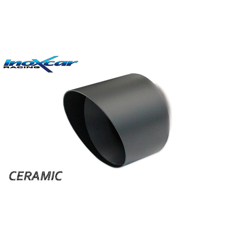 InoXcar, urheilupakoputki, sopii Volkswagen Golf VII 1.6 TDI 105hp 2015- 1x100mm Ceramic Black
