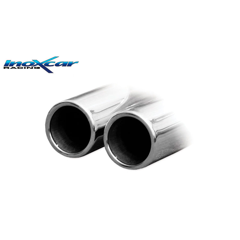 InoXcar, urheilupakoputki, sopii Volkswagen Polo (AW) 2.0 GTI 200hp 2017- 2x80mm