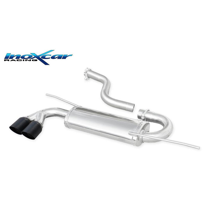 InoXcar, Urheilupakoputki, sopii Volkswagen Scirocco 1.4 TSI 122hp 2008- 2x80mm Ceramic Black