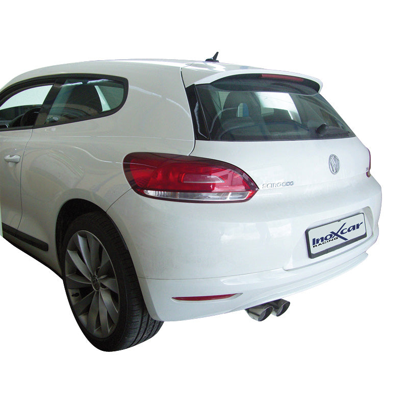 InoXcar, Urheilupakoputki, sopii Volkswagen Scirocco 1.4 TSi (122HP) 2008- 2x80mm Racing