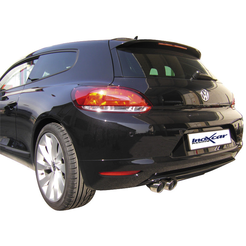 InoXcar, Sportsudstødning, sopii Volkswagen Scirocco 2.0 TFSi (200HP) 2008- 2x80mm Racing