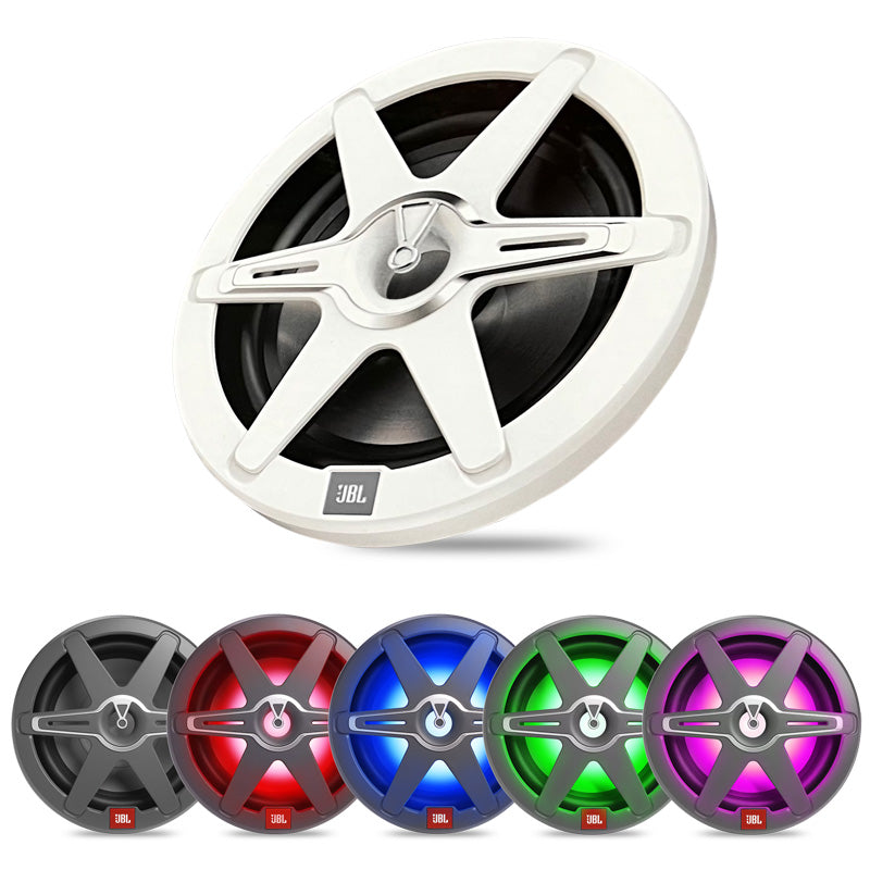 JBL, Marine Club 10'' subwoofer LED-valaistuksella, vedenpitävä, 300W RMS, 4 Ohm