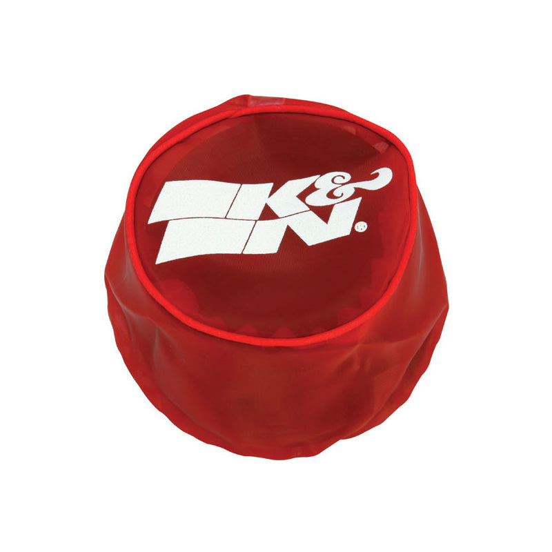 K&N, PreCharger-suodattimen suojasukka - punainen - 114-89 x 64mm