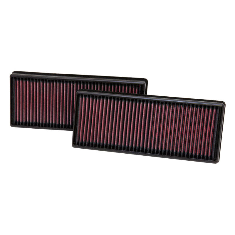 K&N paneelisuodatin, sopii CL, CLS, E500, E550, E63, GL450, GL500, GL550, GL63 GLE, GLS, ML500, ML550, ML63, S500, S550, S63, SL500, SL550, SL63 (2 kpl:n sarja) (33-2474)