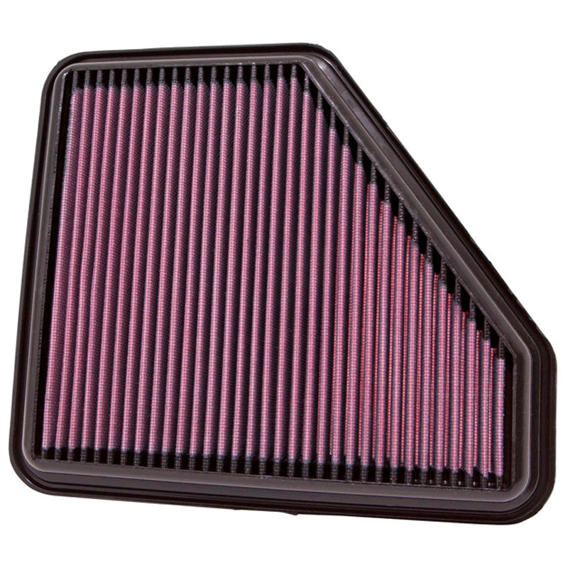 K&N paneelisuodatin, sopii Toyota Auris 1.4, 2.0D, 2.2D / Avensis 2.0, 2.2D / Corolla 1.4D, 2.0D / Verso 2.2D 2007- (33-2953)