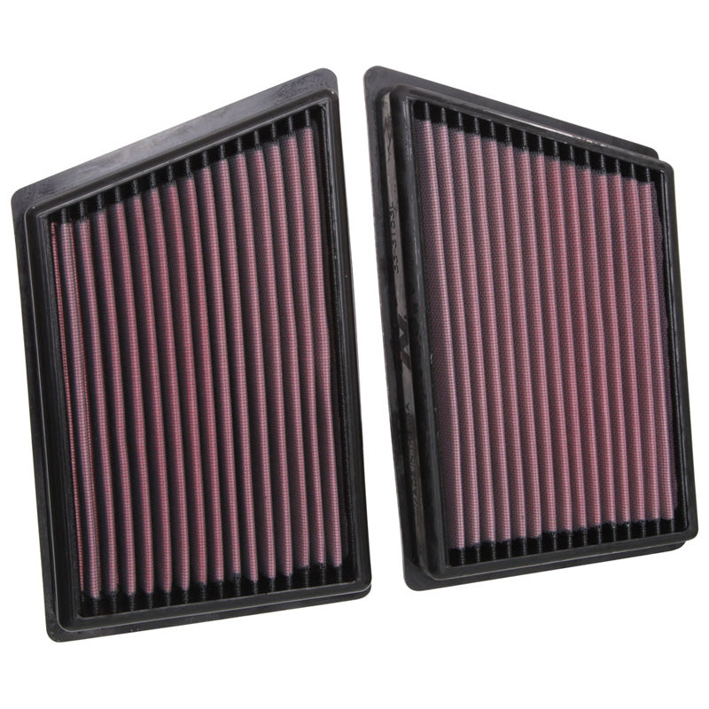 K&N paneelisuodatin, sopii Porsche 911 3.0 2019- (2 kpl:n sarja) (33-3153)