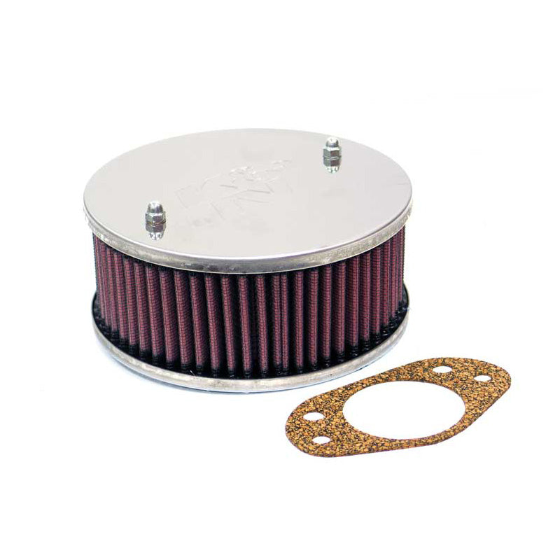 K&N Custom Racing Assembly Round, sopii SU/SU Hitachi 2'' HD8, Centre Hole, asennuskorkeus 65mm (56-9145)
