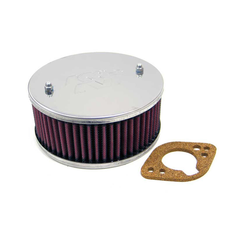 K&N Custom Racing Assembly Round, sopii Stromberg 150 CD, Center Hole, kokoonpanon korkeus 65mm (56-9154)