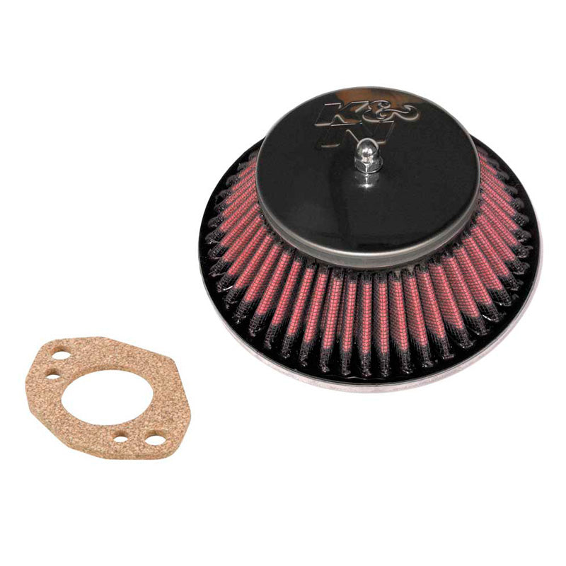 K&N Custom Racing Assembly Round Taper, sopii SU/SU Hitachi 1.5'' HS4/HIF4/HIF38, Offset Hole, kokoonpanon korkeus 52mm (56-9320)