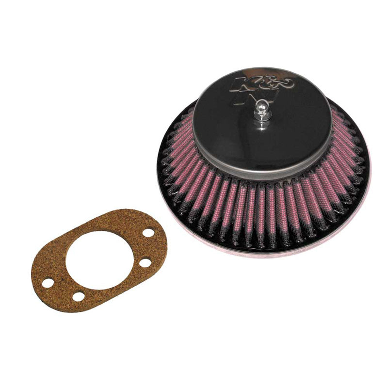K&N Custom Racing Assembly Round Taper, sopii SU/SU Hitachi 1.75'' HIF6/HIF44/ 2'' HIF7, Offset Hole, kokoonpanon korkeus 52mm (56-9330)