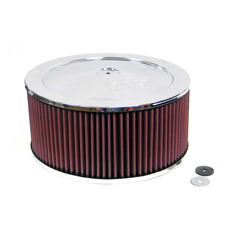 K&N Runt luftfilter - 186 mm fläns, 279 mm diameter, 178 mm höjd (60-1250)