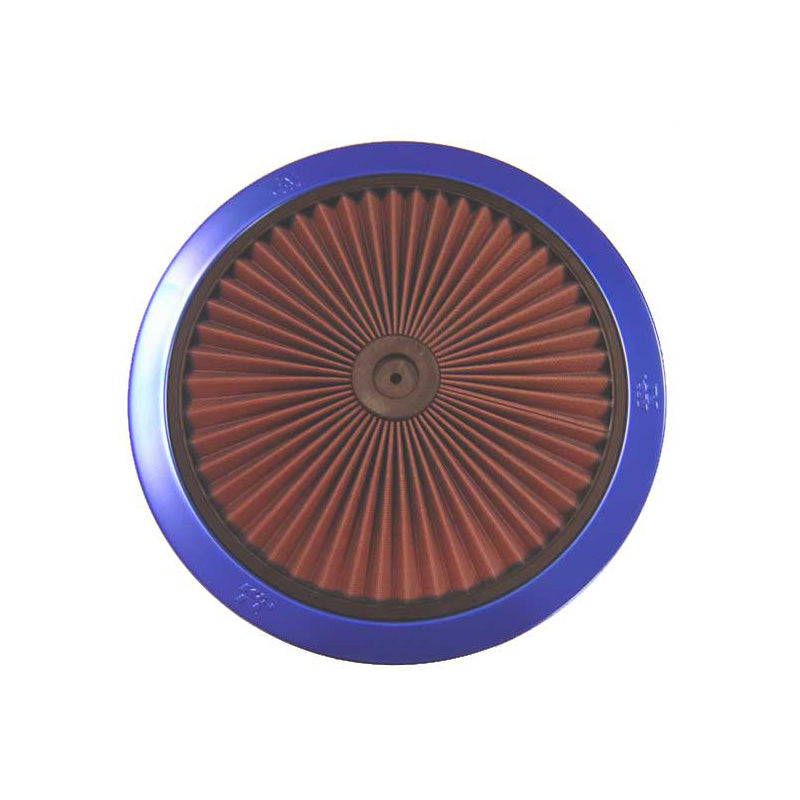 K&N X-Stream -suodattimen yläosa - 356mm - sininen (66-1401XB)