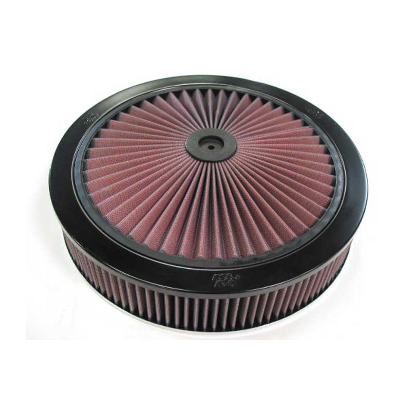 K&N X-Stream Top Assembly - 130mm laippa, 305mm sisähalkaisija, 78mm korkeus - 32mm drop base -jalustalla (66-3040)