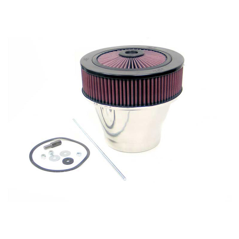 K&N, X-Stream Top Assembly, 130mm laippa, 203mm sisähalkaisija, 210mm korkeus - Velocity Stack (66-3160)