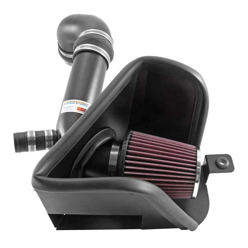 K&N Typhoon Kit, sopii Audi A3/S3/Q3 2.0 2017-2020 & VW Arteon/Golf R/GTI/Jetta Gli 2.0L & Golf/Golf SportWagen 1.8L (USA) 2015-2020 - Teksturoitu musta (69-9506TTK)