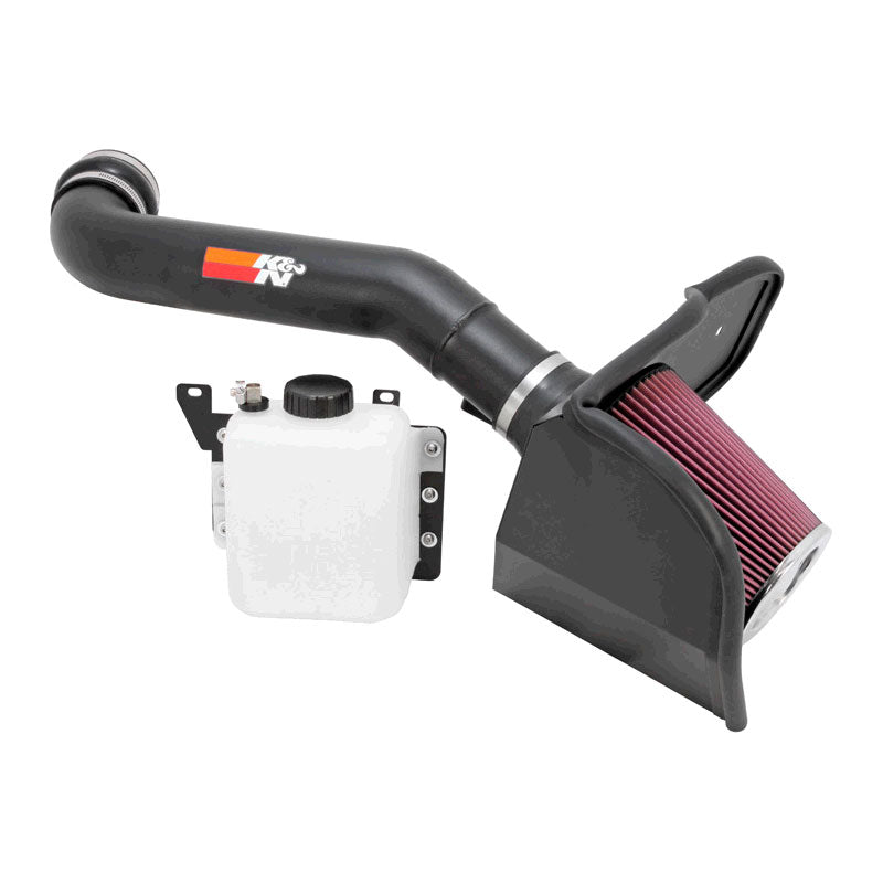 K&N High Performance Air Intake Kit, sopii Ford F150 SVT Raptor 6.2L V8 2010-2014 - Textured Black (77-2579)