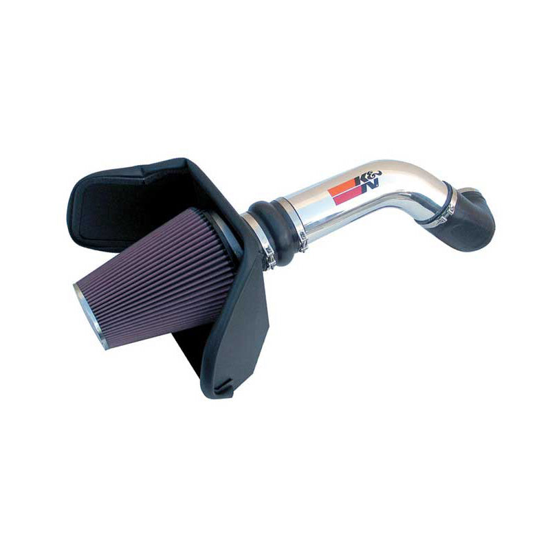 K&N High Performance Air Intake Kit, sopii Chevrolet Tahoe/Silverado/Suburban/Avalanche/Sonora & GMC Sierra/Yukon & Cadillac Escalade 4.8/5.3/6.0L V8 1999-2007 (77-3023KP)