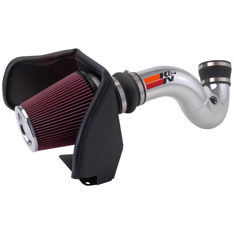 K&N High Performance Air Intake Kit, sopii Chevrolet Tahoe/Silverado/Suburban/Avalanche/Sonora & GMC Sierra/Yukon & Cadillac Escalade 4.8/5.3/6.0L V8 2005-2007 (77-3050KP)