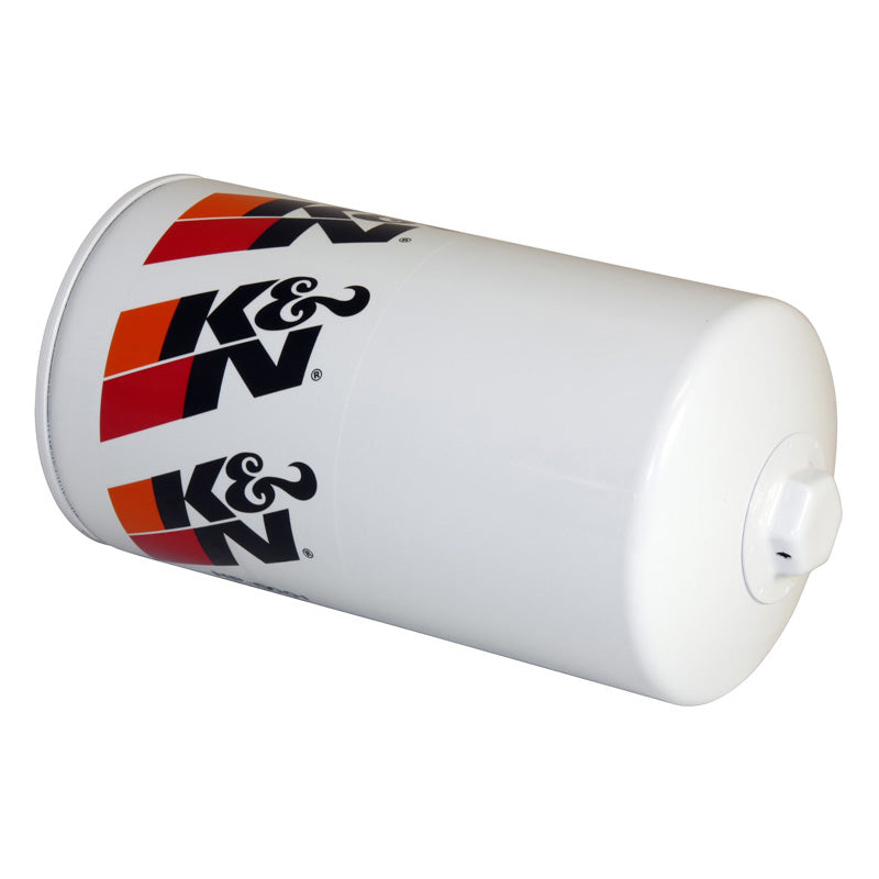 K&N öljynsuodatin - Spin-On 107x211mm, sopii Ford E/F, IC, International 1994-2005 (HP-6001)