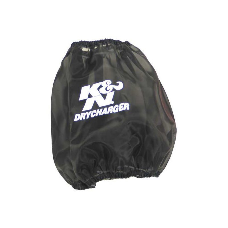K&N Drycharger-suoja RF-1048:lle, 191-114 x 152mm - musta (RF-1048DK)