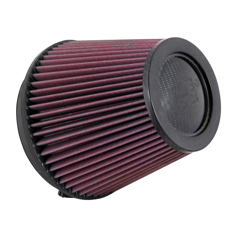 K&N Universalluftfilter - Kolfibertopp - 152 mm fläns, 191 mm bas, 127 mm topp, 152 mm höjd (RP-5168)