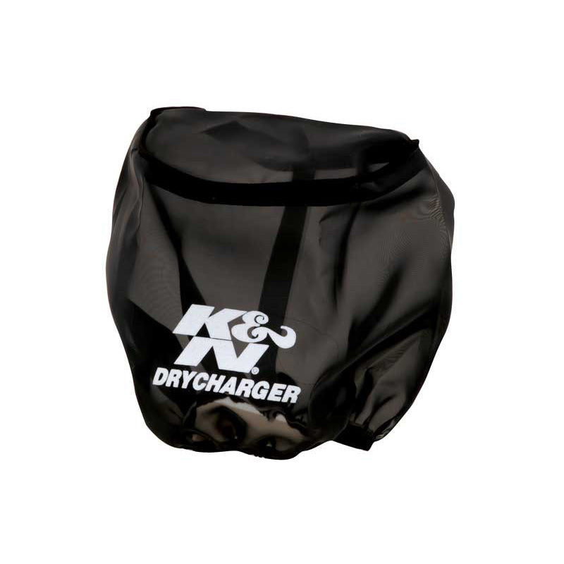 K&N Drycharger-suojus RU-5147:lle, 165-114 x 140 mm - musta (RU-5147DK)