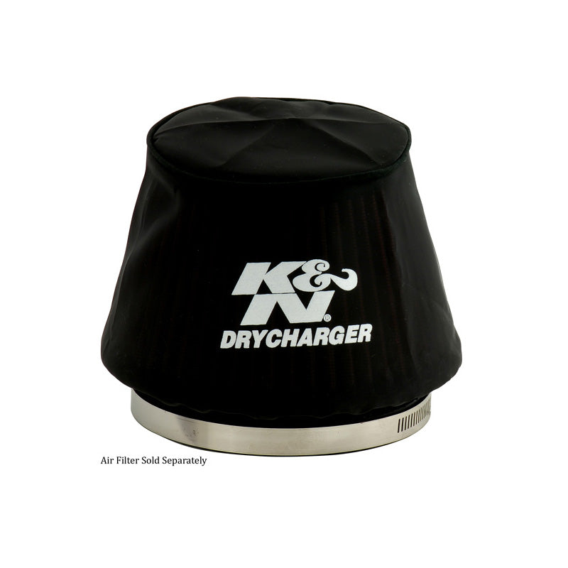 K&N Drycharger -suojus RU-5163:lle, 159-111 x 105mm - Musta (RU-5163DK)