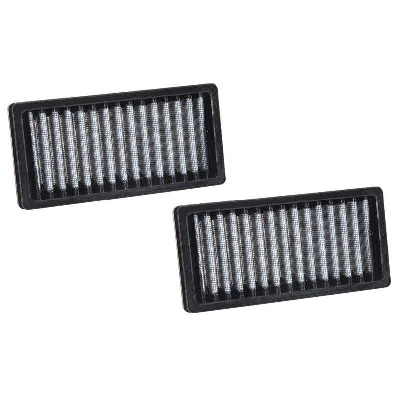 K&N raitisilmasuodatin (2 kpl), sopii Jeep Wrangler 2.8, 3.6, 3.8 2011-2017 (VF1010)