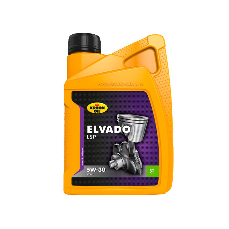 Kroon-Oil, Elvado LSP 5W-30 - synteettinen moottoriöljy - 1L