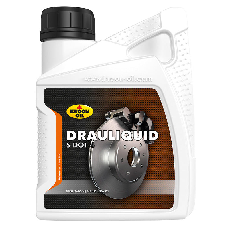 Kroon-Oil, Drauliquid-S DOT 4 - synteettinen jarruneste - 500ml