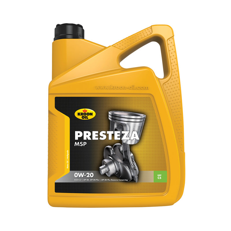 Kroon-Oil, Presteza MSP 0W-20 - 5L - polttoainetta säästävä synteettinen moottoriöljy
