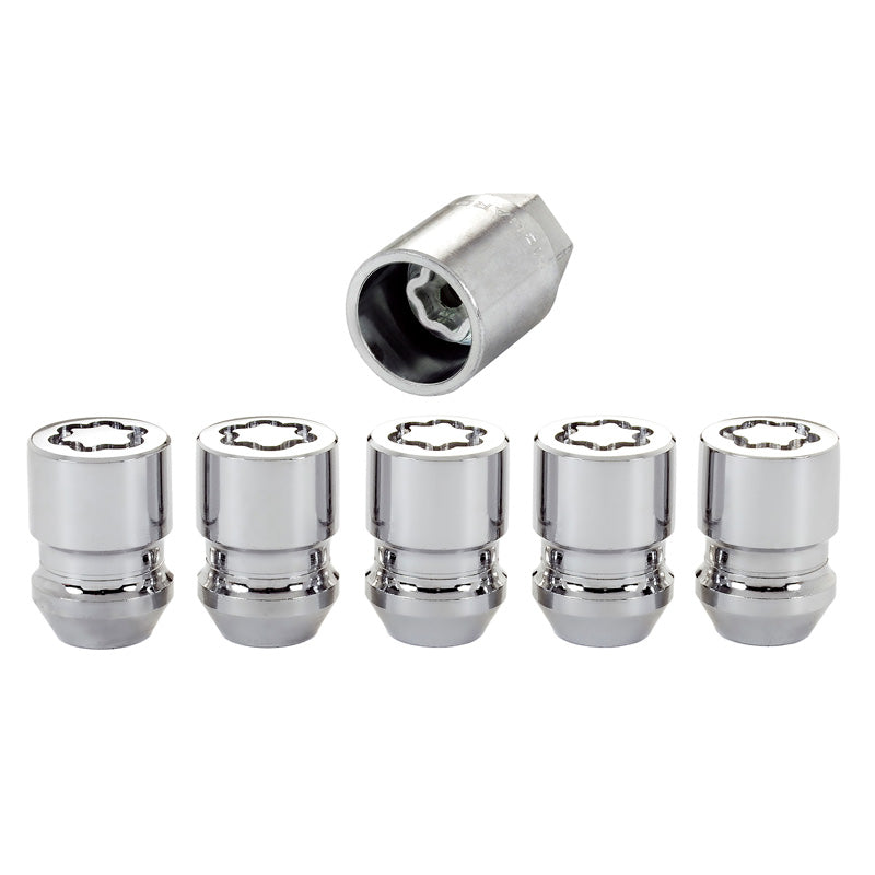 McGard, Pyörän lukkomutterit - 5 kpl M12x1.50 - Kartio - Pituus 32,5mm (21mm kanta)