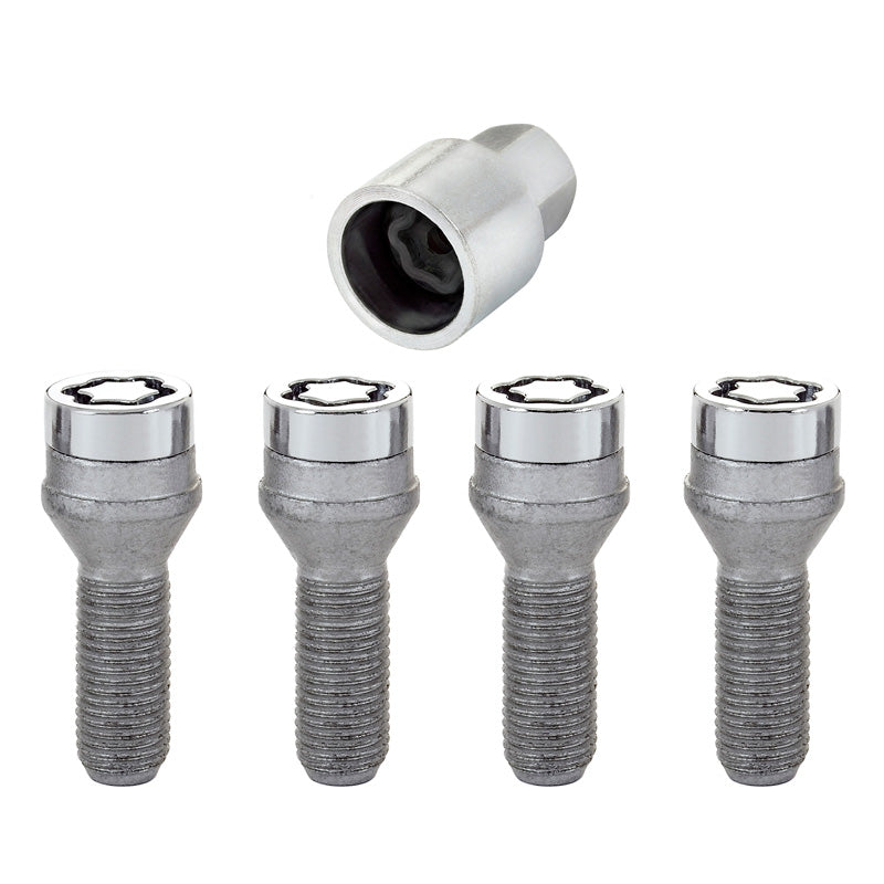 McGard, Hjullåsbultar M14x1,50 - Konisk - 31mm (19mm huvud) - Set med 4 st. + tangent