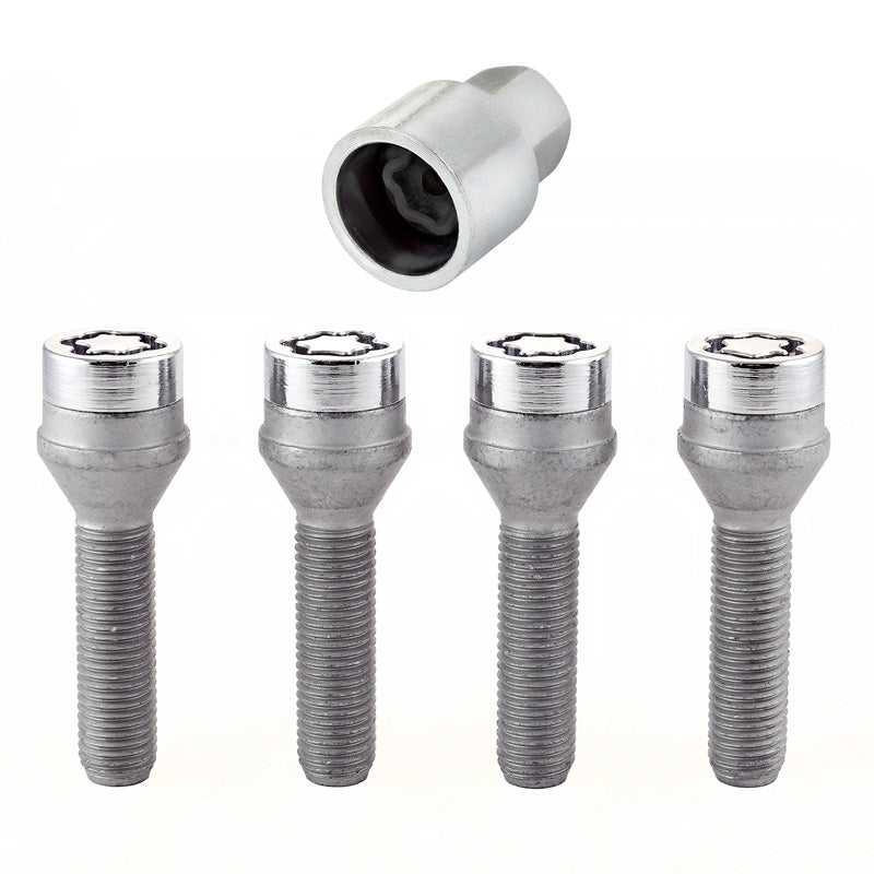 McGard, pyörän lukituspultit M12x1.50 - Kartio - Pituus 42.1mm (17mm avain) - Sarja 4 kpl