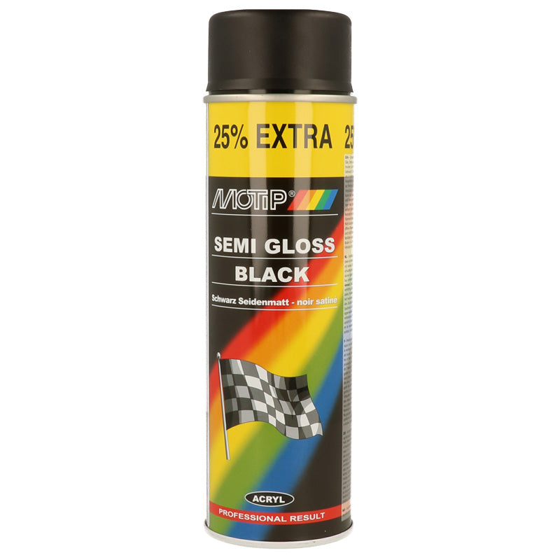 Motip, Rallye-lakka - musta satiinikiilto - 500ml
