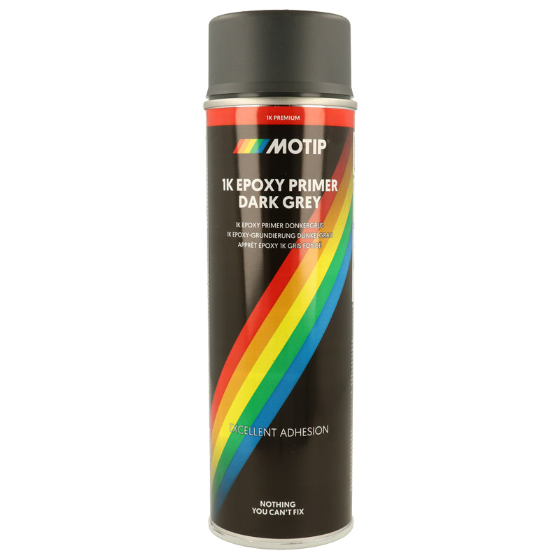 Motip, 1K epoxigrund, mörkgrå, 500ml