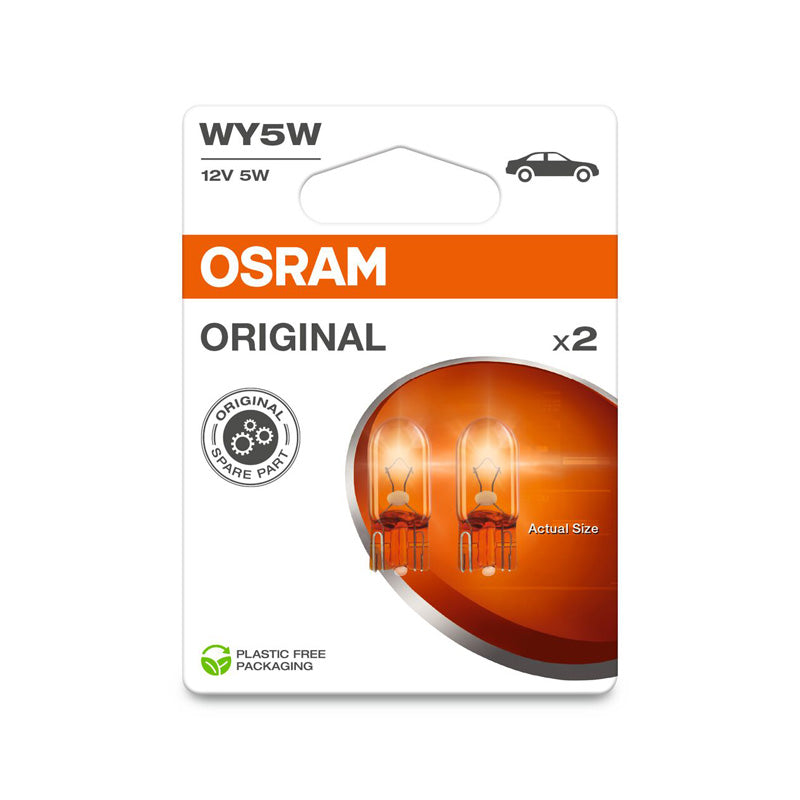 Osram, Original halogeenilamput - T10 - 12V/5W - 2 kpl:n sarja - oranssi