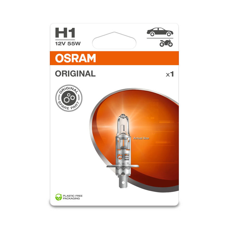 Osram, Original halogeenipolttimo - H1 - 12V/55W - yksittäiskappale