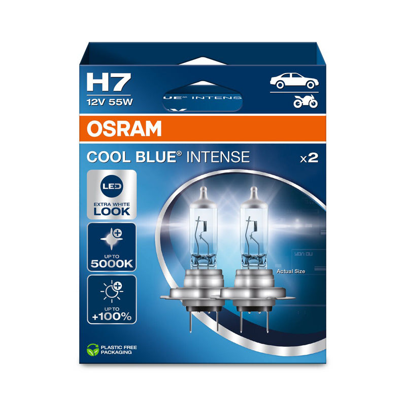 Osram, Cool Blue Intense halogeenilamput - H7 - 12V/55W - 2 kpl.