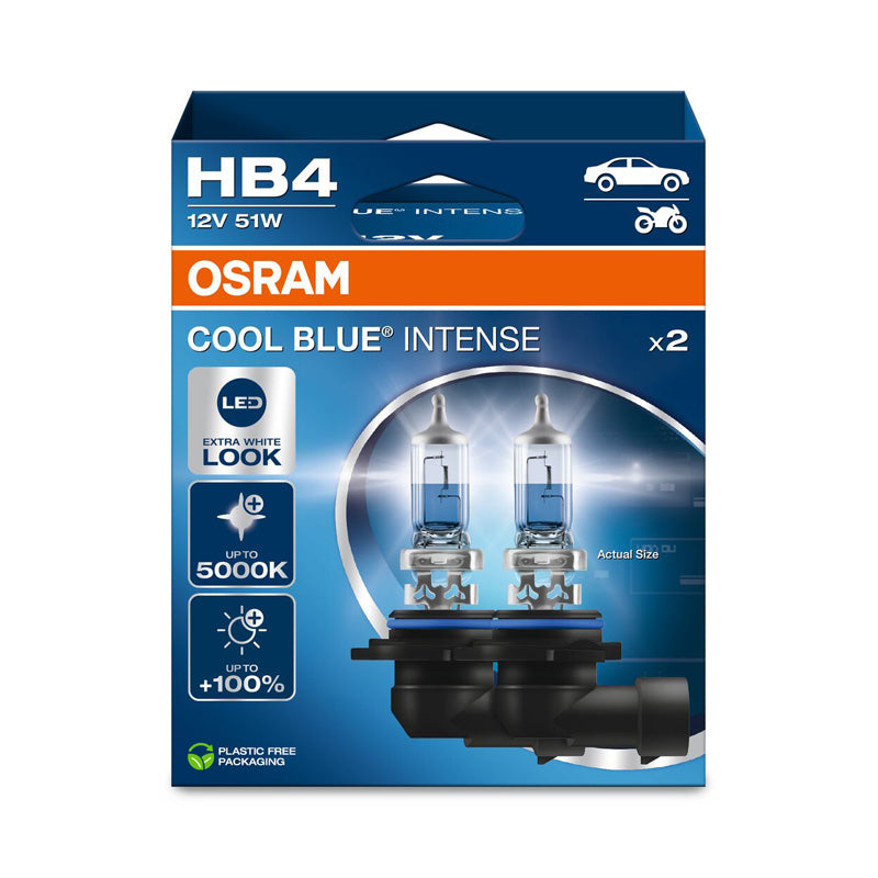 Osram, Cool Blue Intense halogeenipolttimot - HB4 (9006) - 12V/51W - 2 kpl:n sarja