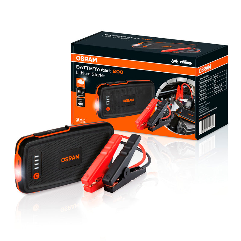 Osram, BATTERYstart 200 - Starthjälp/powerbank - 6000mAh