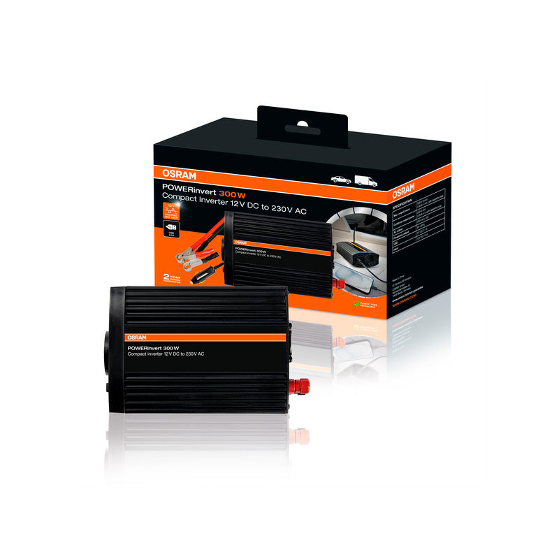 Osram, jännitemuunnin, Modified Sine Wave Inverter 12V DC 300W