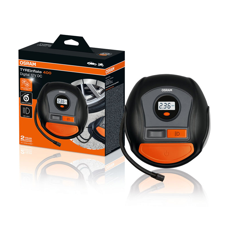 Osram, rengaspumppu, Tyre Inflate 400